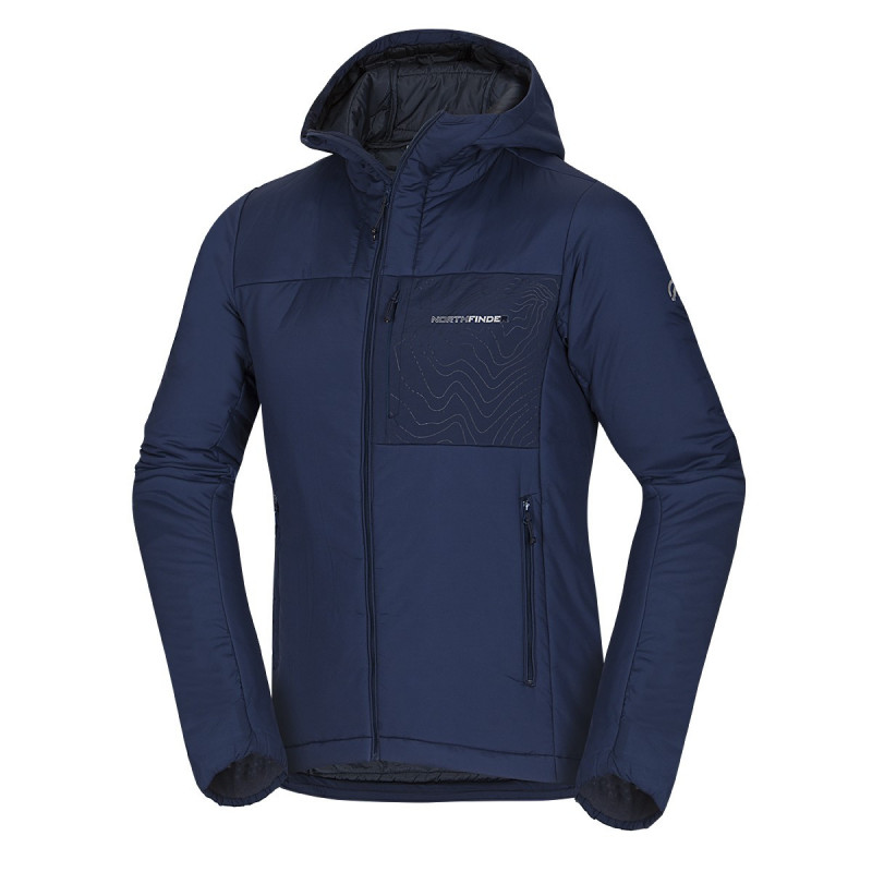 Men's mid-layer jacket Primaloft® Insulation Eco Black ESTEBAN