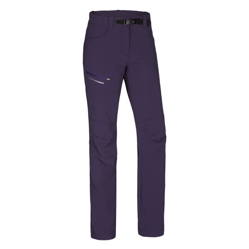 Women's trousers promo 1-layer CHANA - <ul><li>Simple hiking trousers of stretch fabric with water-repellent finish</li><li> Thanks to outstanding breathability, they a good fit for physically-demanding activities</li><li> Field tested cut, articulated knees with practical adjustment elements increase wearer comfort</li>