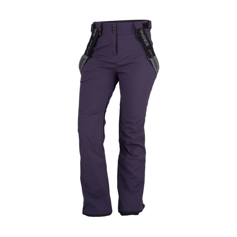 NORTHFINDER damskie spodnie softshellowe w stylu aktywnym 3L ISABELA
