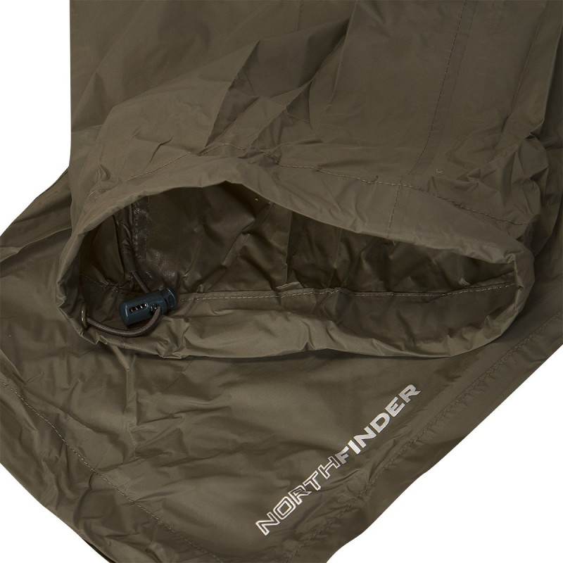 Men's waterproof trousers stowable 2L NORTHCOVER - <ul><li>Lightweight, protective and stowable trousers with all seams taped protect you from rain and wind</li><li> Take this small bag with you while running, cycling, but also hiking</li><li> It can also find space in a full backpack</li>