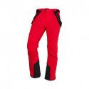 Izolirani hlače moške smučarske dinamično 2 plasti Primaloft® Izolacija Eco Črno WENOL