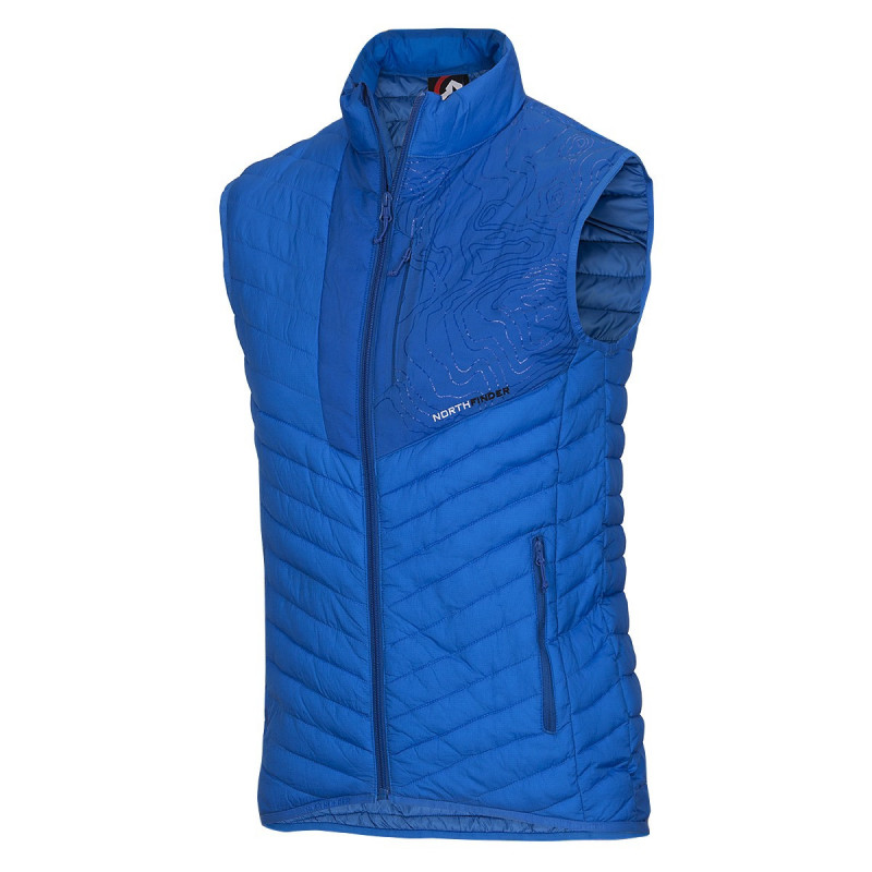 NORTHFINDER men's insulated vest like down printed TRACE