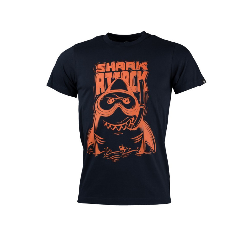 Pánské volnočasové tričko pevné bavlny s Shark Attack Celerin