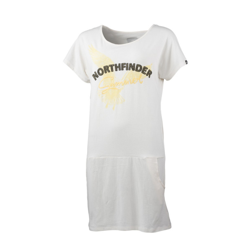 Women's freetime t-shirt solid cotton with eagle MAXIMA