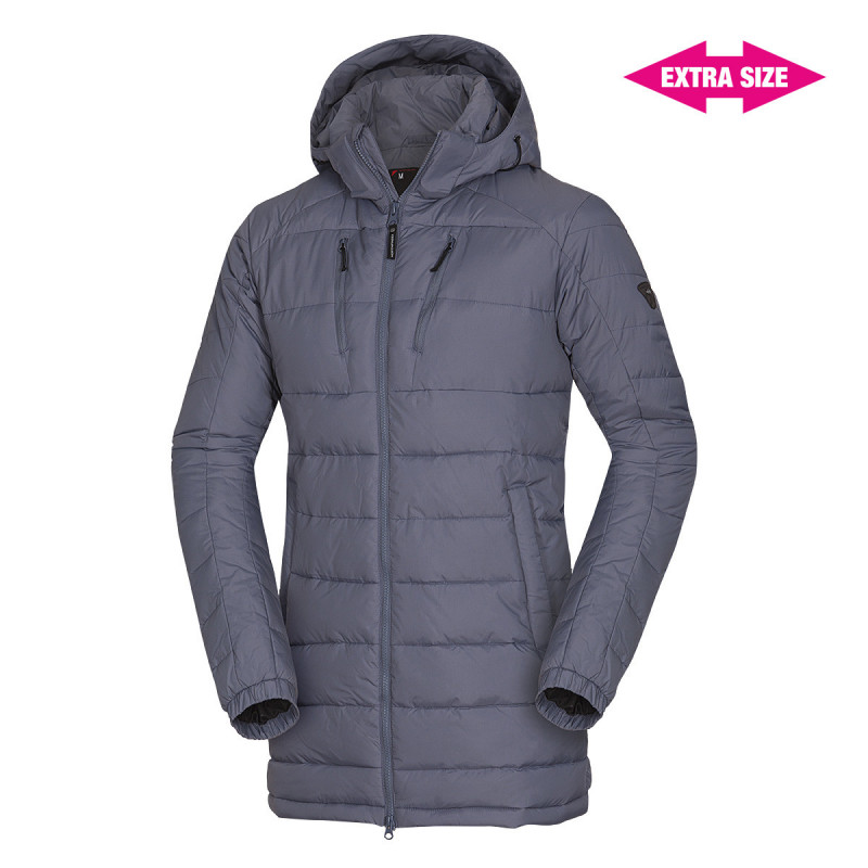 Men's city jacket cold weather long style EXTRA SIZE KAWOL