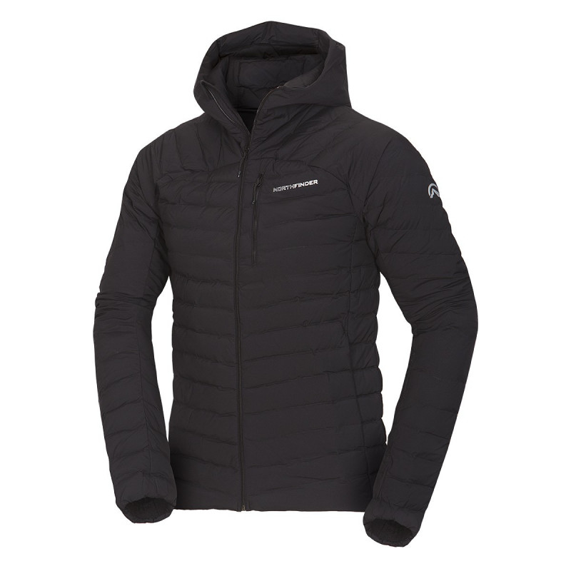 Férfi kabát, ultrakönnyű Primaloft® Eco szigetelés Fekete BMELIN