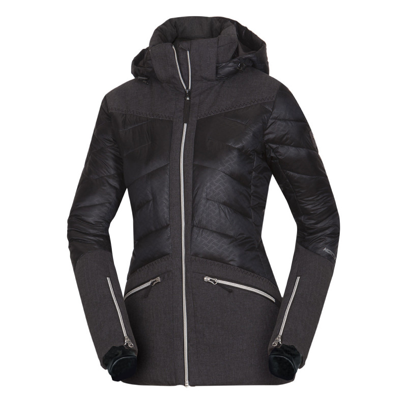 Női kabát kombinációja hideg és nedves időjárás VYOLETAIA