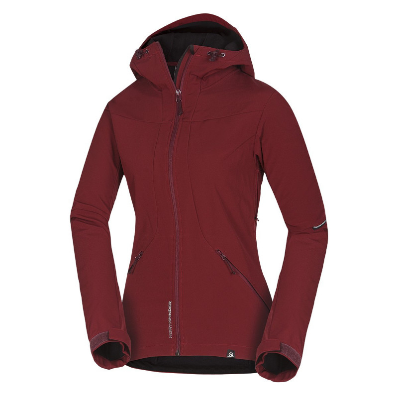 Women's softshell jacket outdoor look 3-layer ANEXIS