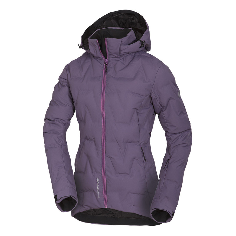 Women's ski bonded jacket insulated Primaloft® ThermoPlume 2-layer ZIGA