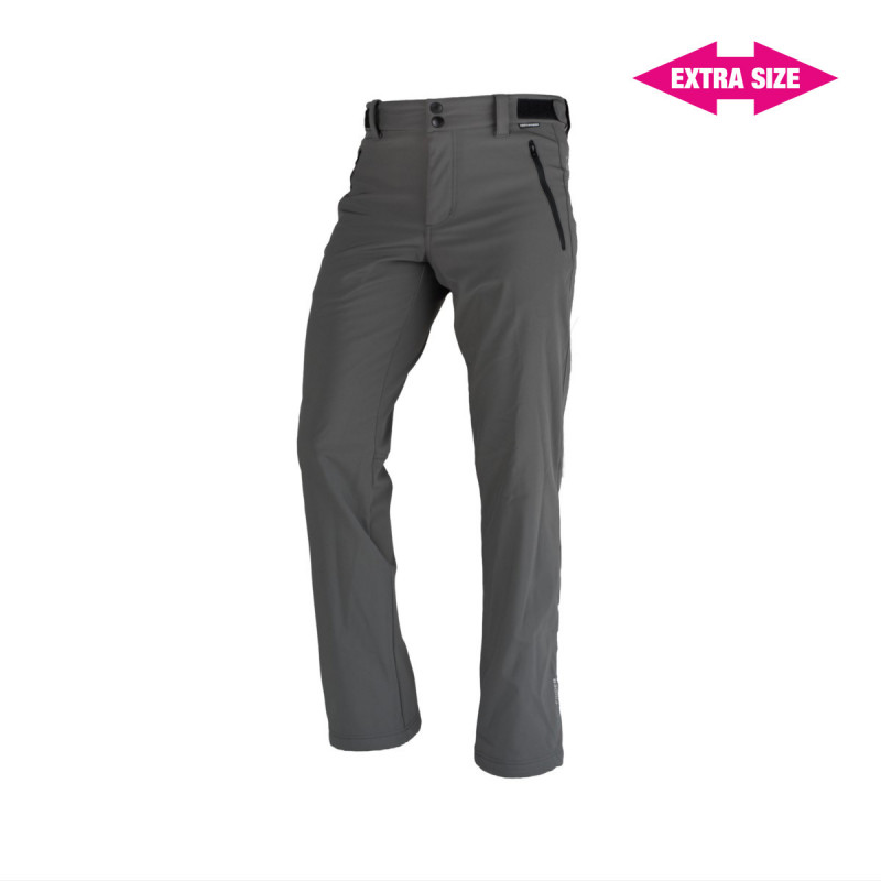 Pánské kalhoty pevný softshell 3L outdoorový styl extra size GERON
