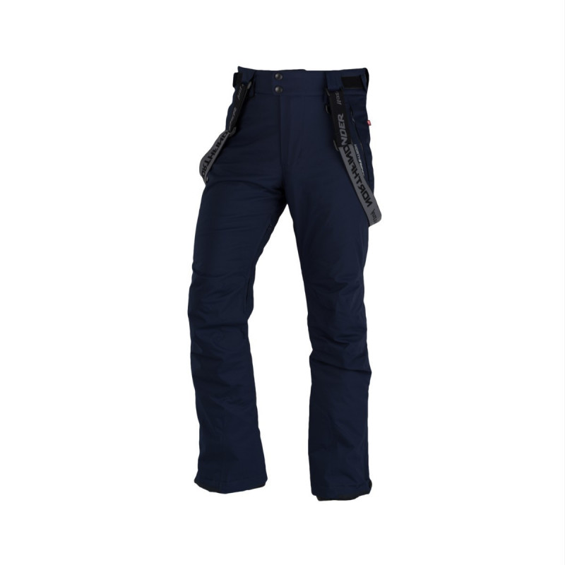 Men's ski trousers snow series all Primaloft® insulation Eco Black 2-layer LOXLEY