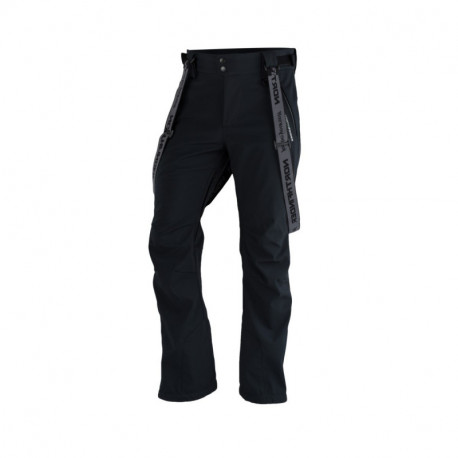 Moške softshell hlače za smučanje, polna oprema, z naramnicami, 3L, LUX
