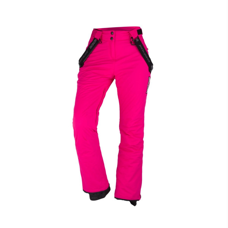 Womens ski trousers insulated full pack with braces 25 LYLOVNA rose for  only 619   NORTHFINDER