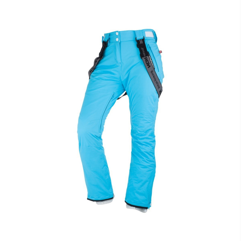 Dámske nohavice lyžiarske zateplené na zimné aktivity s trakmi 2,5L LYLOVNA