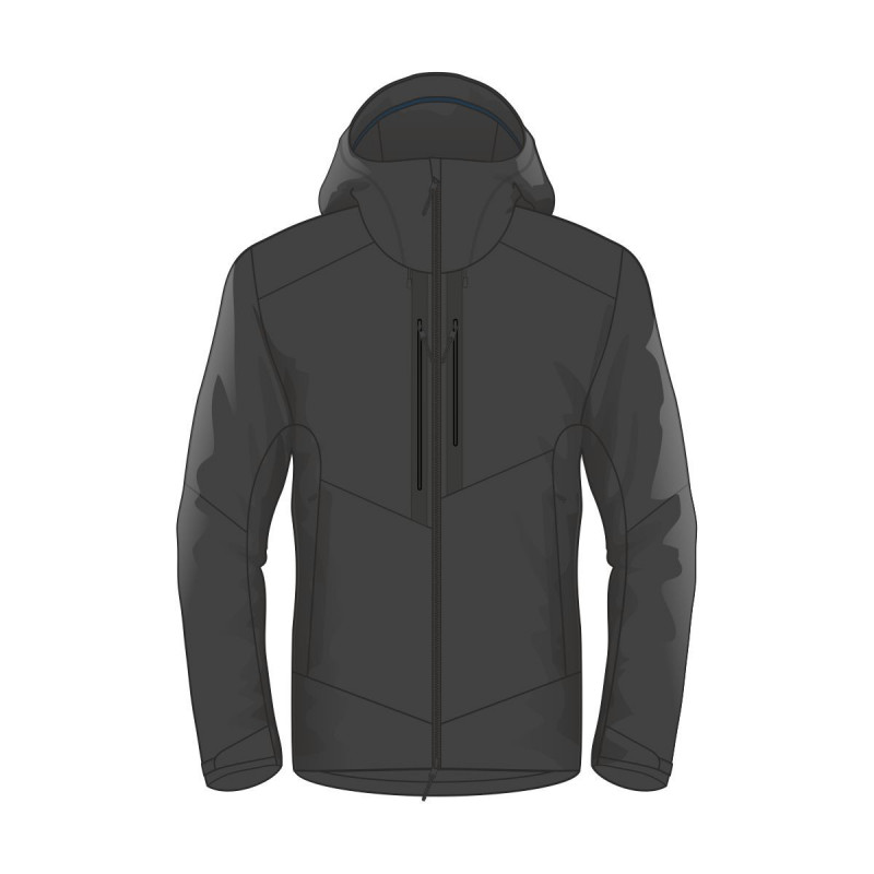 BU-3863OR men's softshell jacket outdoor RESWER - 