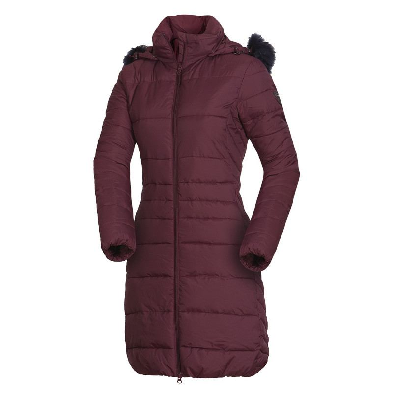 Occurrence Pursuit Awaken Women's down like jacket long style with fur EXTRA SIZE NIJA wine for only  104.9 € | NORTHFINDER