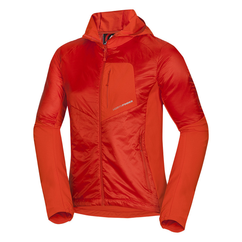 Men's insulated jacket lightweight Primaloft® Insulation Eco Black insulation RODRIGO