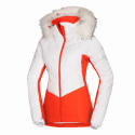 Dámská bunda lyžařská zateplená s kožíšekem NORTHENAS