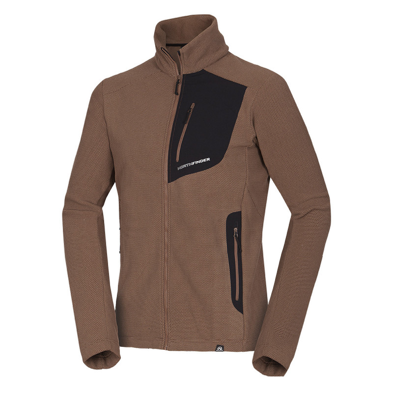 MI-3722OR men's fleece sweatshirt DRAVEN - 