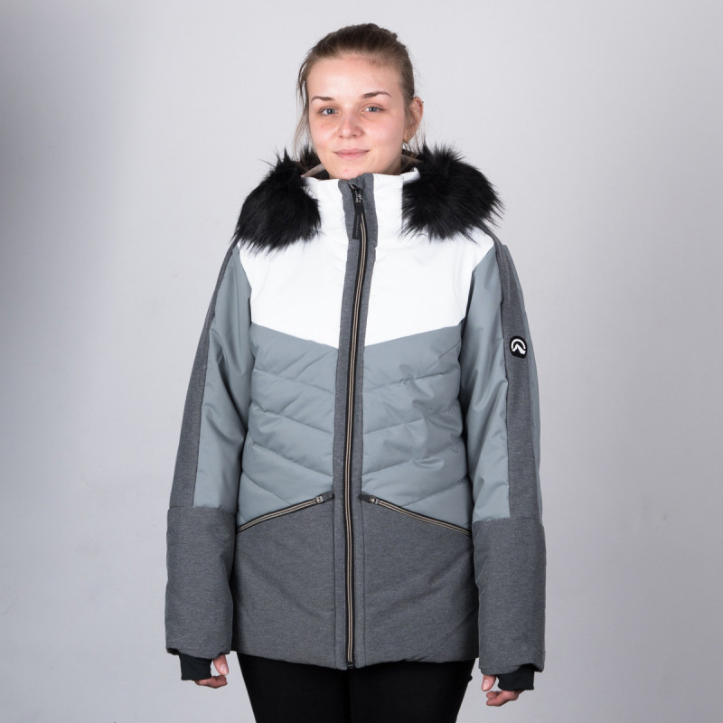 Ženska smučarska jakna izolirani polni paket DREWINESTA