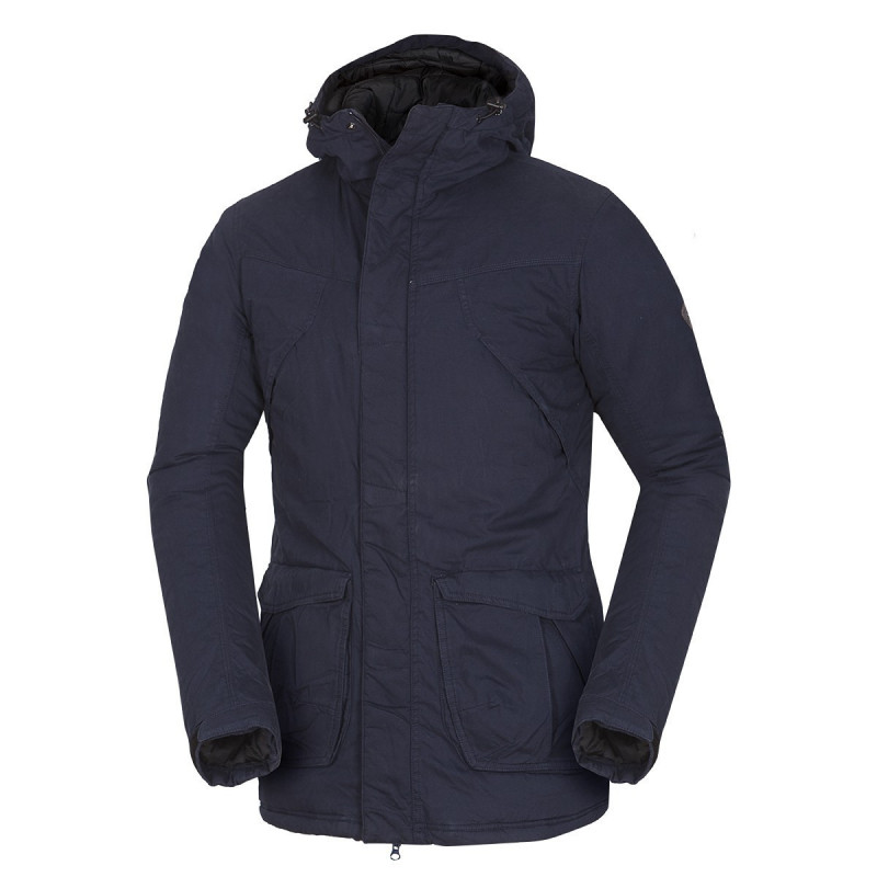 Men's cotton-look jacket long style for cold weather LONGO