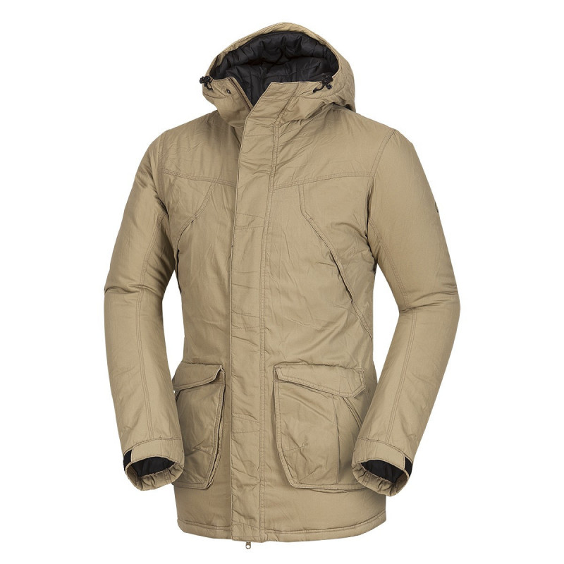 Men's cotton-look jacket long style for cold weather LONGO