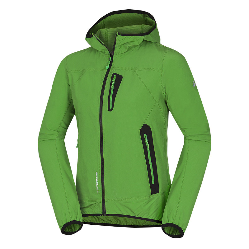Férfi aktív softshell kabát CASE - <ul><li>Könnyű outdoor kabát</li><li> Rugalmas szövet poliamid és spandex keverékkel az extrém légáteresztés és magas mozgásszabadság érdekében</li><li> Teflon DWR Eco Elite felületkezelés a vízbehatolás ellen</li>