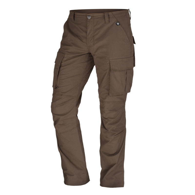 Pánské kalhoty adventure JENSEN - <ul><li>Kalhoty z odolné bavlněné tkaniny s příměsí polyesteru, který zlepšuje funkční vlastnosti</li><li> Klasická konstrukce s robustním a tvarovaným pásem s poutky a uzávěrem na knoflík</li><li> Posílený sed zvyšuje odolnost</li>