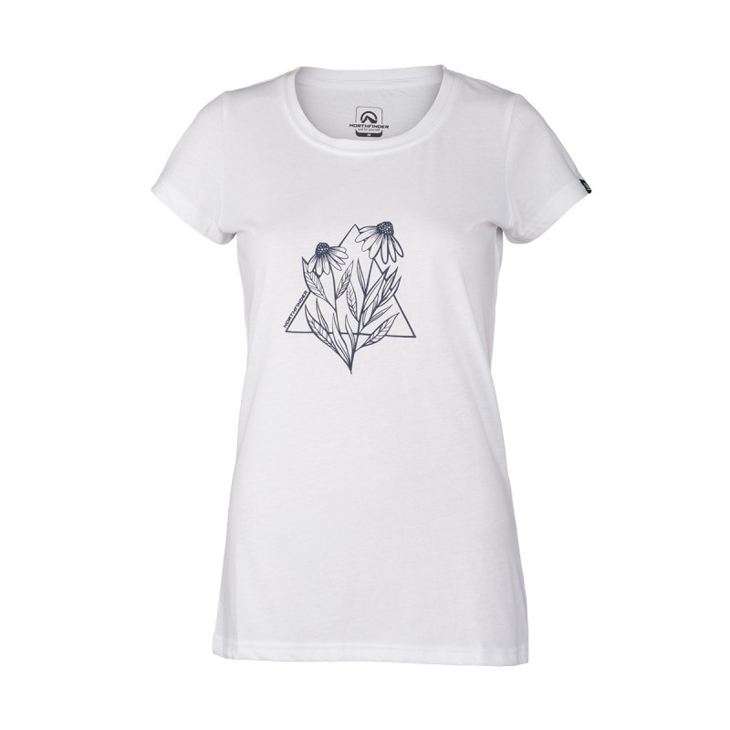 TR-4537OR dámske outdoorové tričko s kvetom MILAN - 