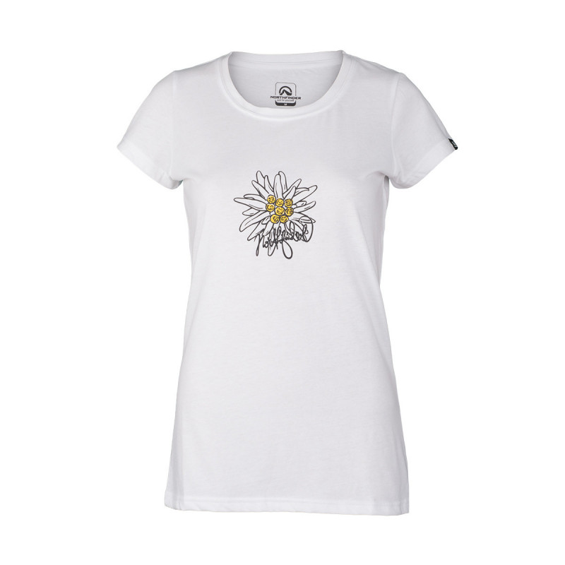 Ženska outdoor majica z motivom rože SIMONE