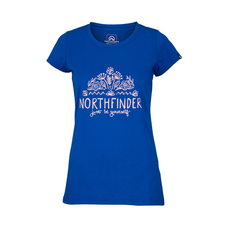 Tricou cu imprimeu pentru femei NORTHFINDER Mara TR-4540OR