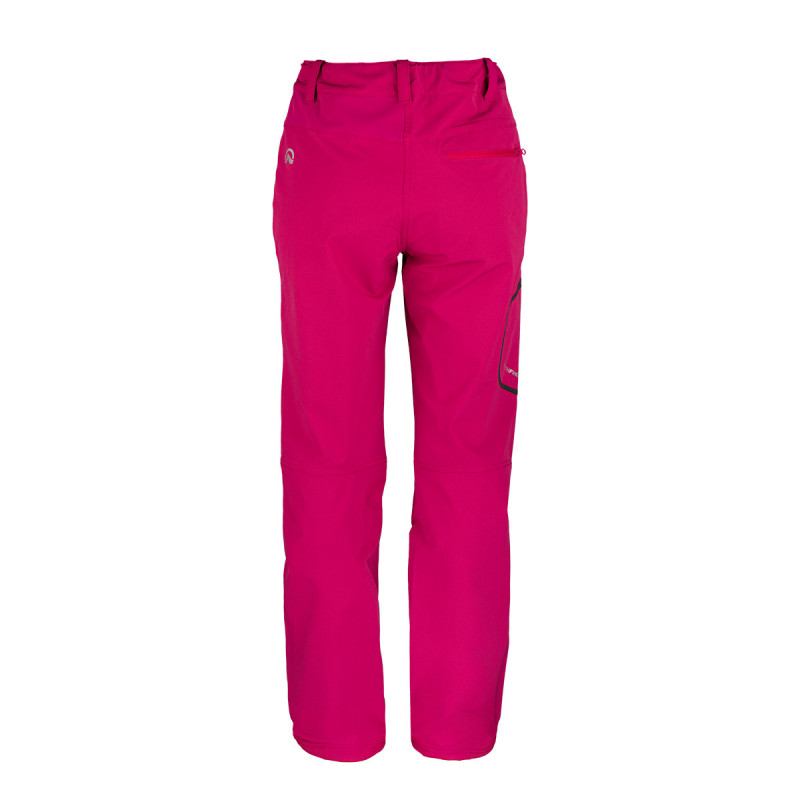 Women's stretch pants MATTIE - <ul><li>Women's outdoor 1-layer trousers are made of lightweight polyamid fabric with spandex that delivers extreme breathability and comfortable mobility</li><li> PFC free coating prevents water droplets from soaking</li><li> Belt with an integrated mesh belt and snap button closure</li>