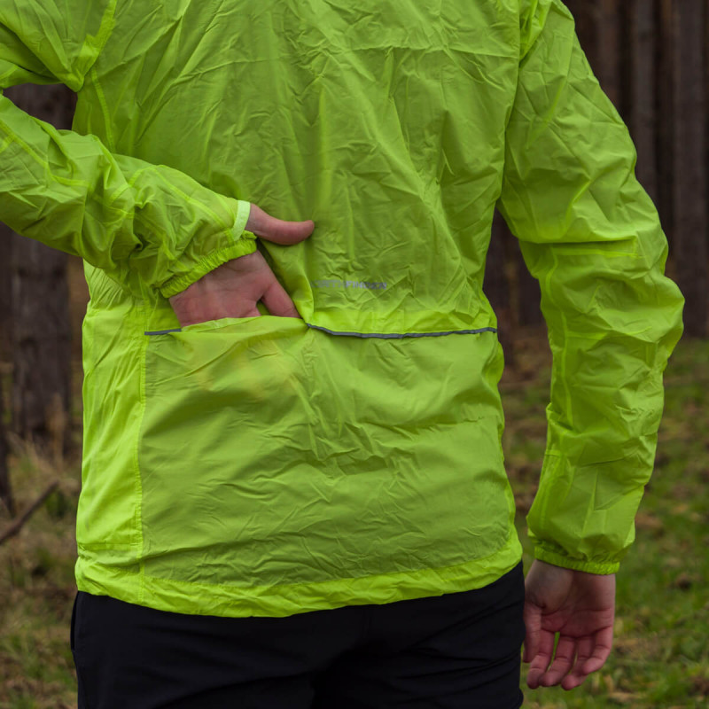 Men's multisport jacket stowable 2L NORTHKIT - <p>The <strong>multisport emergency all-weather jacket </strong>NORTHKIT for all outdoor fans. This <strong>small packet that you can carry at all times</strong> will protect you from the rain and wind. Light ripstop material with DWR coating and all-seams taped offer up to 10,000mm waterproof and 10,000 g/24h/m2 breathability. And you almost won´t sweat, thanks to additional ventilation on the back, under the arms and on the chest. Cyclists can easily access the back pockets and the chest strap can be used to attach headphones. </p>