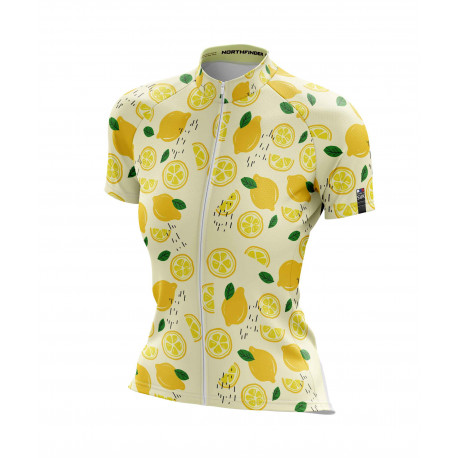 Women's cycling jersey lemon-slice limited series SARA