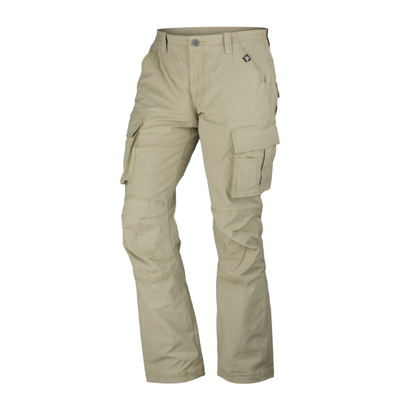 Men's adventure pants extra long JENSEN - <ul><li>The extra long cargo pants are made of durable cotton blended with polyester, which improves materila performance</li><li> A classic design with robust and shaped waistband with belt and cap button</li><li> Reinforced seat increases their durability</li>