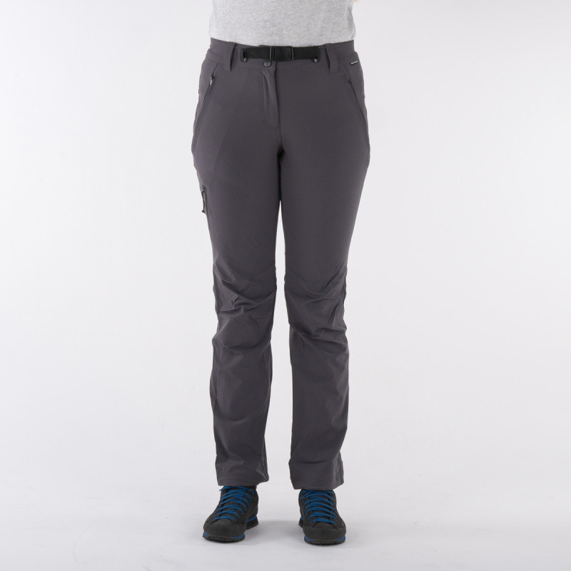 Women's trekking trousers active move 1L TEREZA - <ul><li>Women's trekking pants made of stretchy1-layer material polyamide and spandex blend with breathability and amazing movement comfort</li><li> DWR hydrophobic coating</li><li> Effectively preshaped seat and knees maximize range of movement</li>