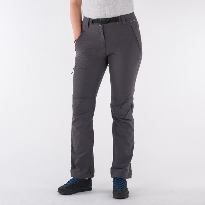 Women's trekking trousers active move 1L TEREZA - <ul><li>Women's trekking pants made of stretchy1-layer material polyamide and spandex blend with breathability and amazing movement comfort</li><li> DWR hydrophobic coating</li><li> Effectively preshaped seat and knees maximize range of movement</li>