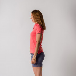 TR-4820OR women's polo t-shirt from recycled fibres CHAYA