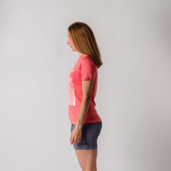 TR-4817OR women's active t-shirt with print from recycled fibres JAYLEEN