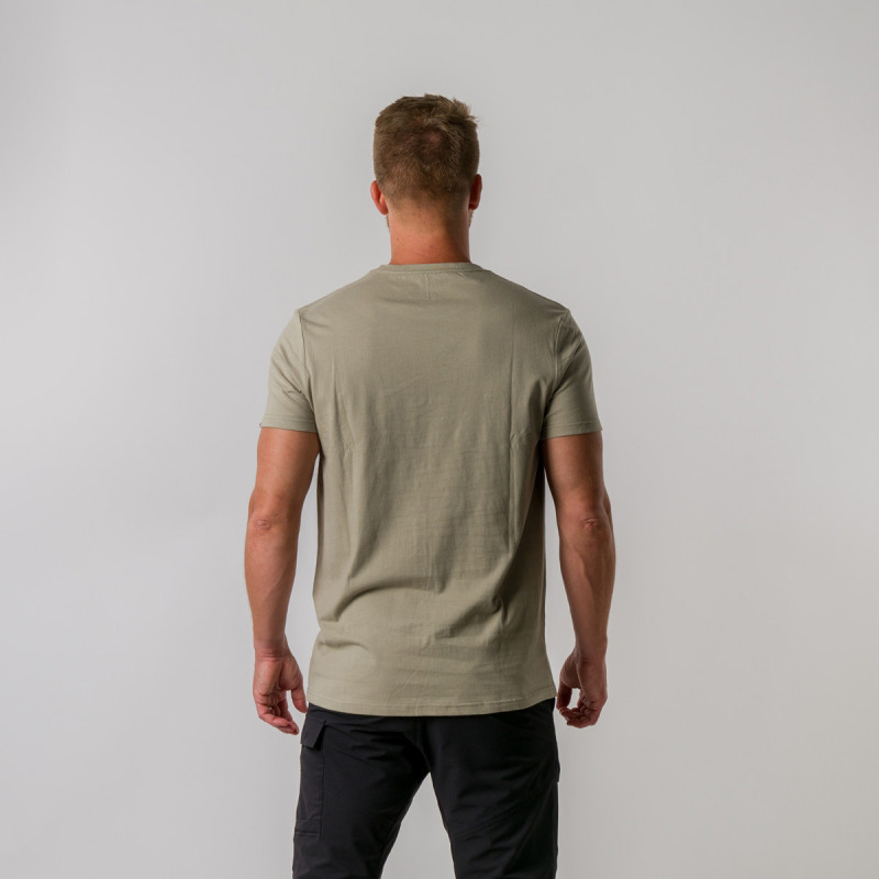 TR-3811AD men's organic cotton t-shirt with print BART - 