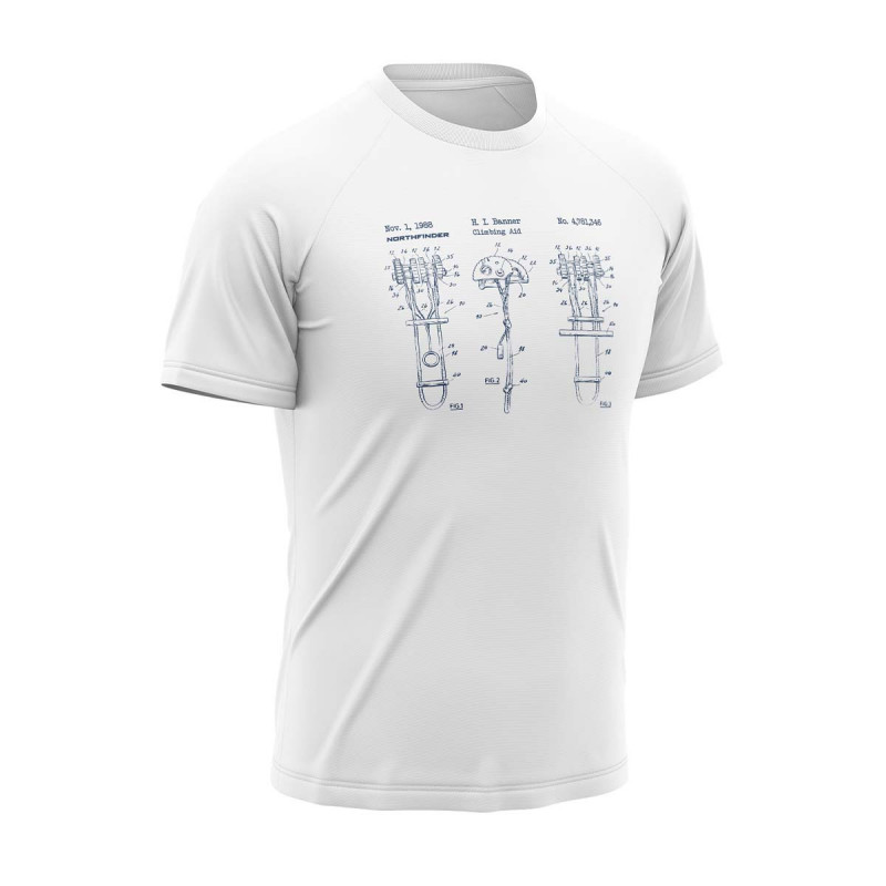 TR-3813OR men's technical t-shirt with pictogram DILLON - 