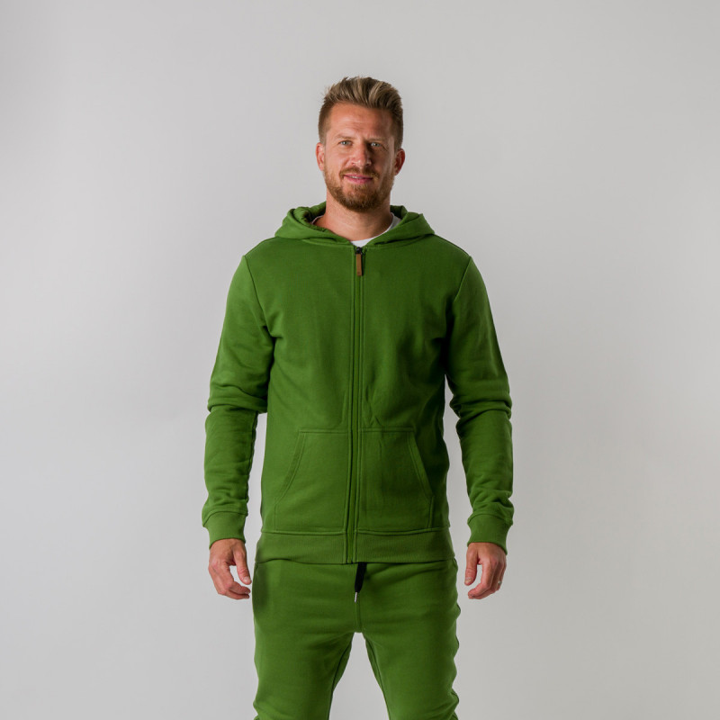 MI-3706SP men's active sweatshirt full zip BRONKY - 