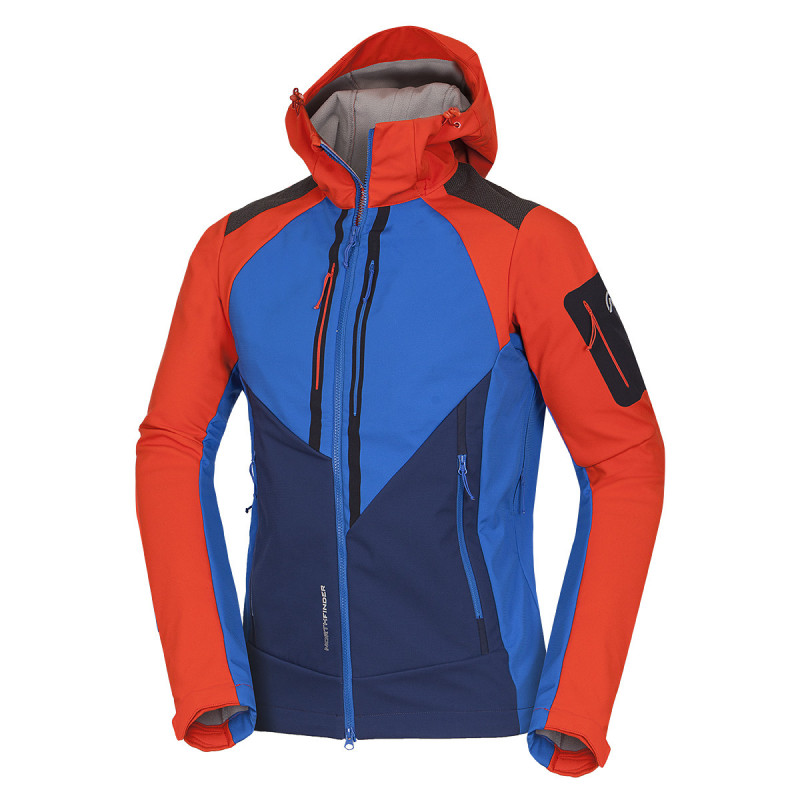 Moška outdoor softshell 3L jakna z zaščito za obraz BARRETT
