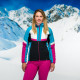 Ženska ski touring jakna skialp active Thermal Primaloft® ROHACE