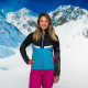 Vestă femei allseasons ski-touring Primaloft® Insulation Eco Black
