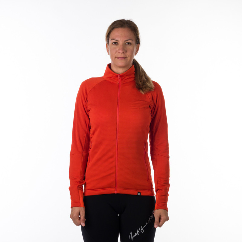 Women's sweatshirt Polartec® Power Grid ORCIARSKA - <ul><li>Light functional PERFORMANCE sweatshirt made of recycled material</li><li> It is everything you need for intense movement</li><li> Perfect movement and coordinated breathability are due to the Polartec Power Grid cut and premium material</li>