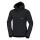 Men's softshell jacket with membrane and extra insulated shoulder sections.
