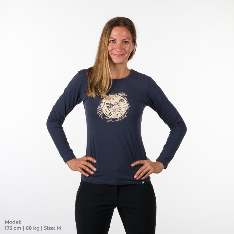 TR-4561OR women's t-shirt print cotton style NICOLE - 