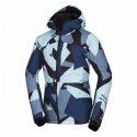Men's jacket insulated ski-camo BU-38002SNW