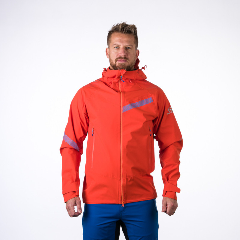 Men's jacket BRADLO - <ul><li>Lightweight and fully waterproof functional jacket is designed for demanding mountain terrain and weather</li><li> Excellent protective layer on autumn trekking, hiking or winter hiking on skis It has everything to be the best in its category</li><li> Blocks wind, rain resistant</li>